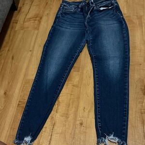 KanCan Dark Blue Distressed Skinny Jeans